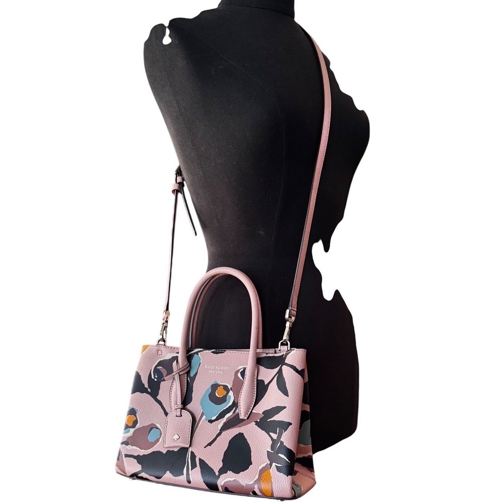 Kate Spade New York Eva Medium‎ Satchel Lt Pink Leather Crossbody 8x10.5x4.5 EUC